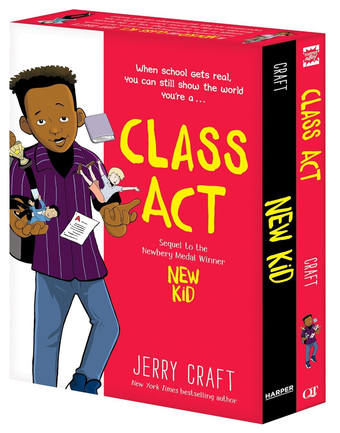 new kid and class act the box set 1st edition jerry craft 0063117576, 978-0063117570