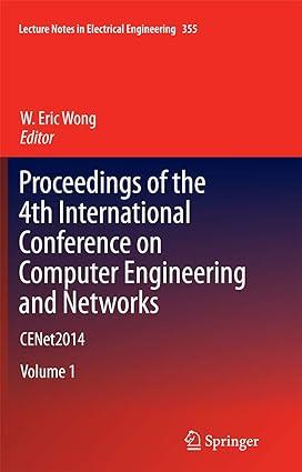 proceedings of the 4th international conference on computer engineering and networks cenet2014 volume 1 1st