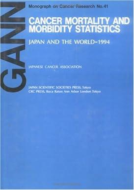 cancer mortality and morbidity statistics japan and the world 1994 1st edition tominaga 084937748x,