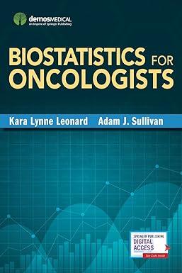 biostatistics for oncologists 1st edition kara-lynne leonard md ms, adam sullivan phd 0826168582,