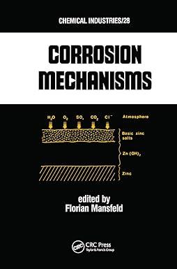 corrosion mechanisms 1st edition florian b. mansfeld 0367451557, 978-0367451554