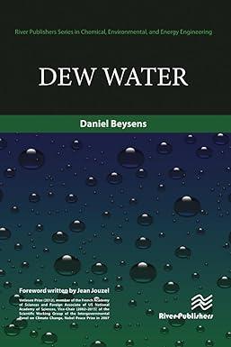 dew water 1st edition daniel beysens 8770229511, 978-8770229517