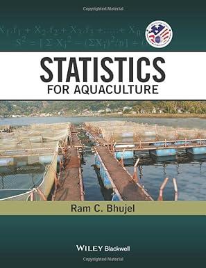 statistics for aquaculture 1st edition ram c. bhujel 0813815878, 978-0813815879