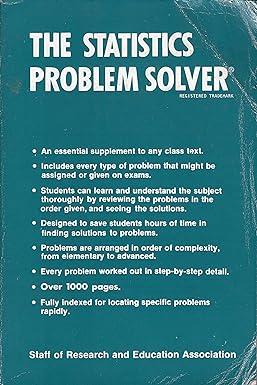 statistics problem solver 1st edition geoff cumming 087891515x, 978-0878915156