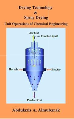 drying technology and spray drying unit operations of chemical engineering 1st edition abdulaziz almubarak