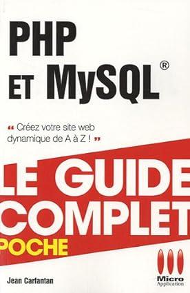 php et mysql 1st edition jean carfantan 2300031957, 978-2300031953
