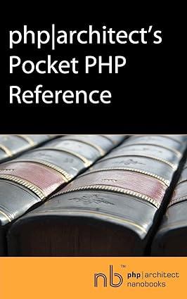 architects pocket php reference 1st edition php documentation group 0973862130, 978-0973862133