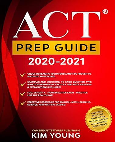 act prep guide 2020 2021 1st edition kim young, cambridge test prep publishing b088b96xwr, 979-8642269596