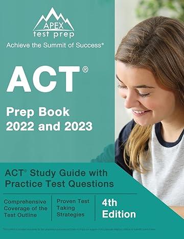 act prep book 2022 and 2023 4th edition j. m. lefort 1637758537, 978-1637758533