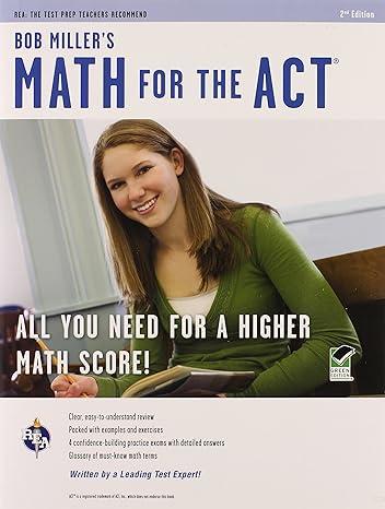 math for the act 2nd edition bob miller 0738610968, 978-0738610962