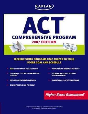 act comprehensive program 2007 2007 edition kaplan 1419550764, 978-1419550768