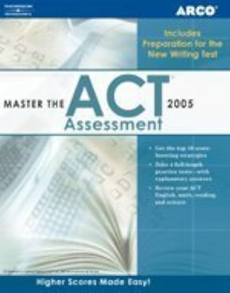 master the act assessment 2005 2005 edition arco 0768916119, 978-0768916119