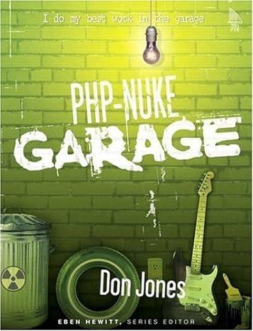 php nuke garage 1st edition don jones 0131855166, 978-0131855168