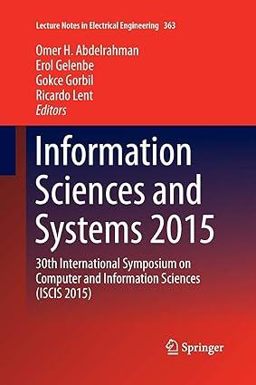 Information Sciences And Systems 2015 30th International Symposium On Computer And Information Sciences ISCIS 2015
