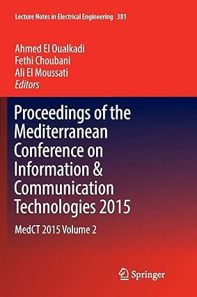 proceedings of the mediterranean conference on information and communication technologies 2015 medct 2015