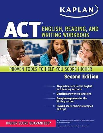 act english reading, and writing workbook 2nd edition kaplan 160978054x, 978-1609780548