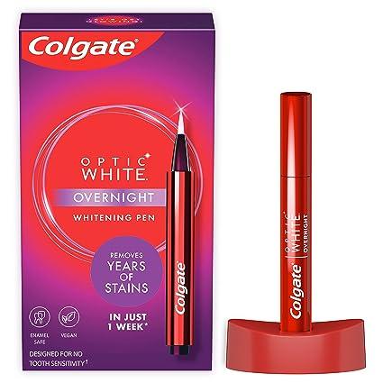 colgate optic white overnight teeth whitening pen  colgate b082yhnbmg