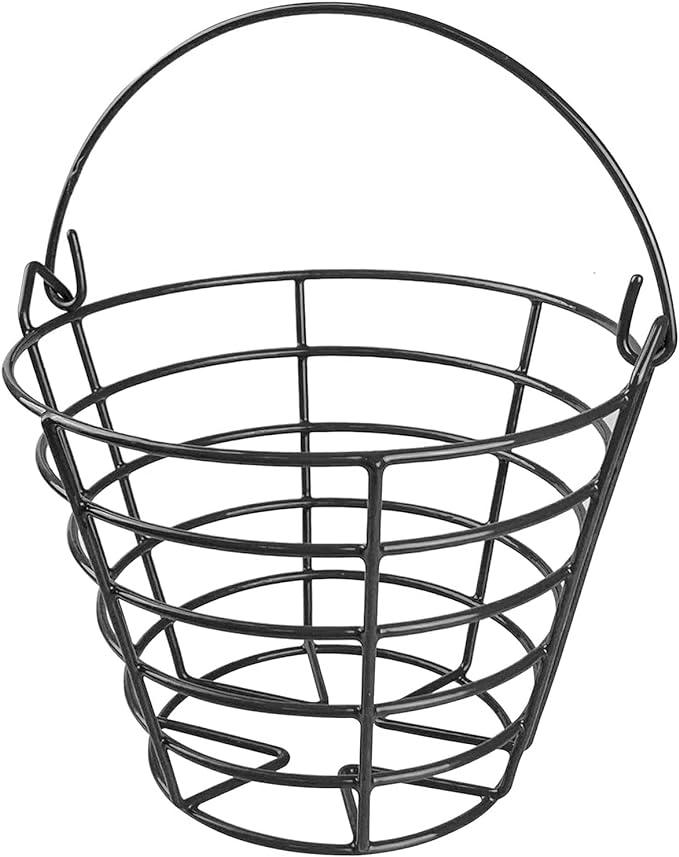 kofull golf ball metal range basket golfball container with handle  kofull b0bc19vc85
