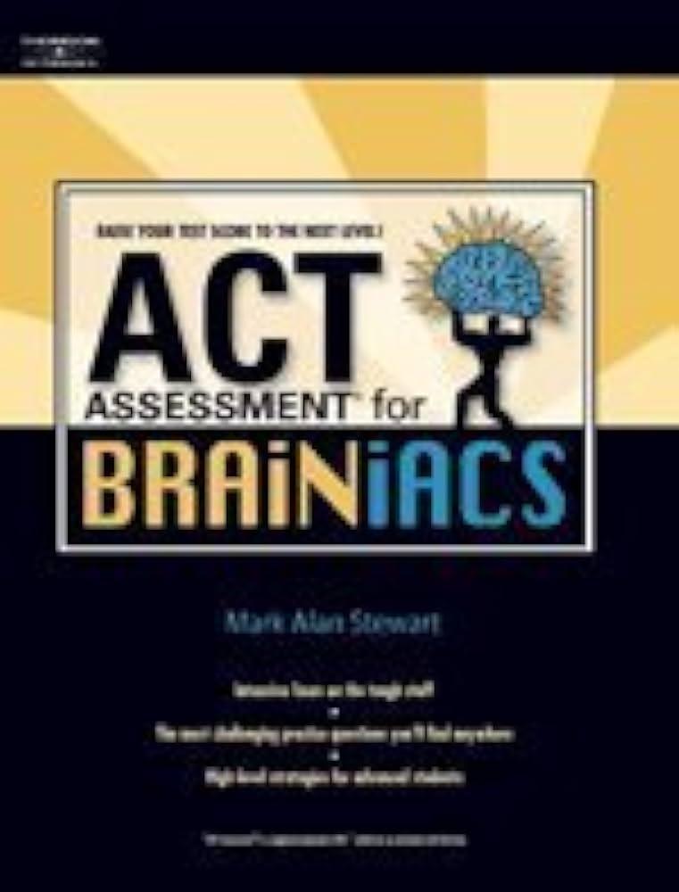 act assessment for brainiacs 1st edition peterson's 0768913446, 978-0768913446