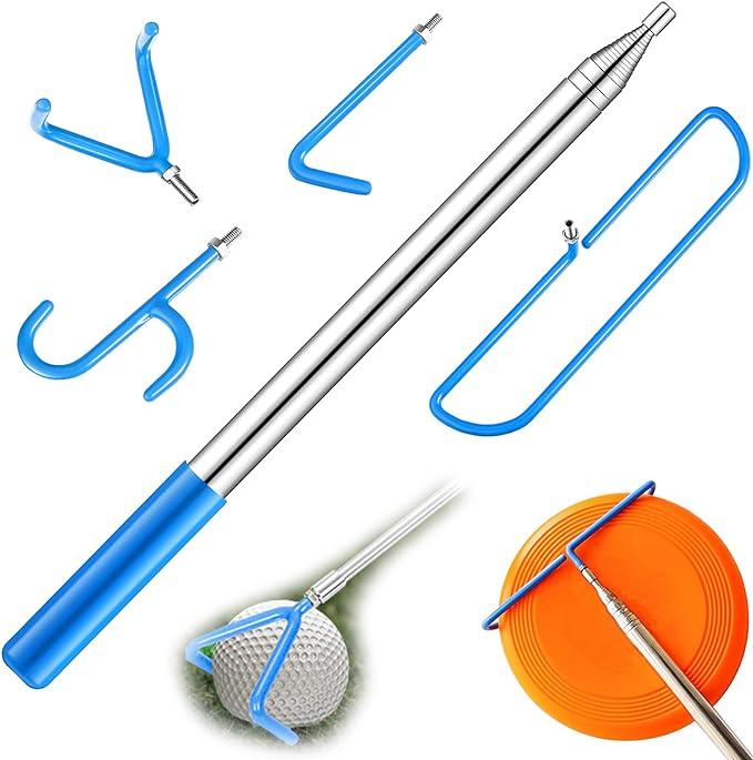 HQHG Retriever Telescoping Disc Golf Grabber Tool With Easy To Carry Bag