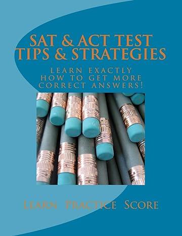 sat and act test tips and strategies 3rd edition julia mastromarino 1523207175, 978-1523207176