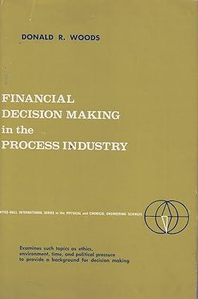 financial decision making in the process industry 1st edition donald r. woods 0133148491, 978-0133148497