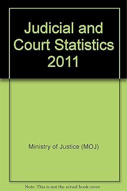 judicial and court statistics 2011 1st edition dandy booksellers ltd 1905262671, 978-1905262670