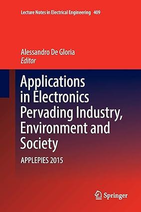 applications in electronics pervading industry environment and society applepies 2015 1st edition alessandro