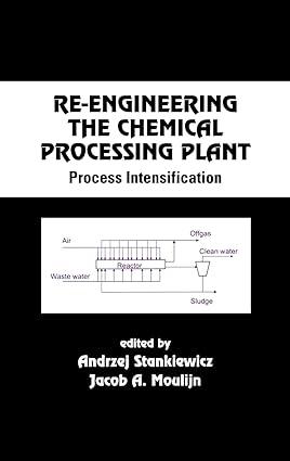 re engineering the chemical processing plant process intensification 1st edition andrzej stankiewicz, jacob