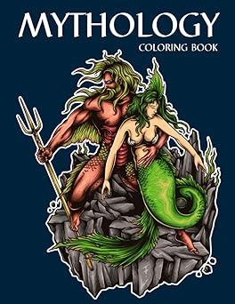 mythology coloring book 1st edition shut up coloring 8704078500, 979-8704078500