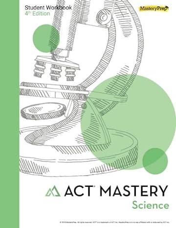 act mastery science 4th edition masteryprep 1948846071, 978-1948846073