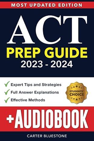 most updated edition act prep guide 2023 2024 2023 edition carter bluestone b0chl7m2xz, 979-8861077873