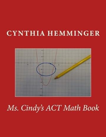 ms cindys act math book 1st edition cynthia f hemminger 1983894893, 978-1983894893