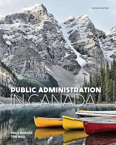 Public Administration In Canada