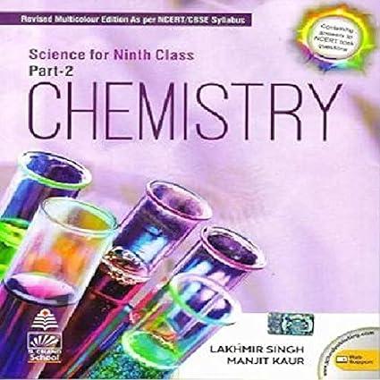 science for class 9 part 2 chemistry 1st edition lakhmir singh 9352837908, 978-9352837908