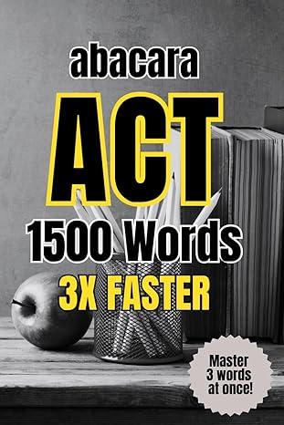 abacara act 1500 words 3x faster 1st edition abacara linguistics b0ck3qdhtt, 979-8863015767