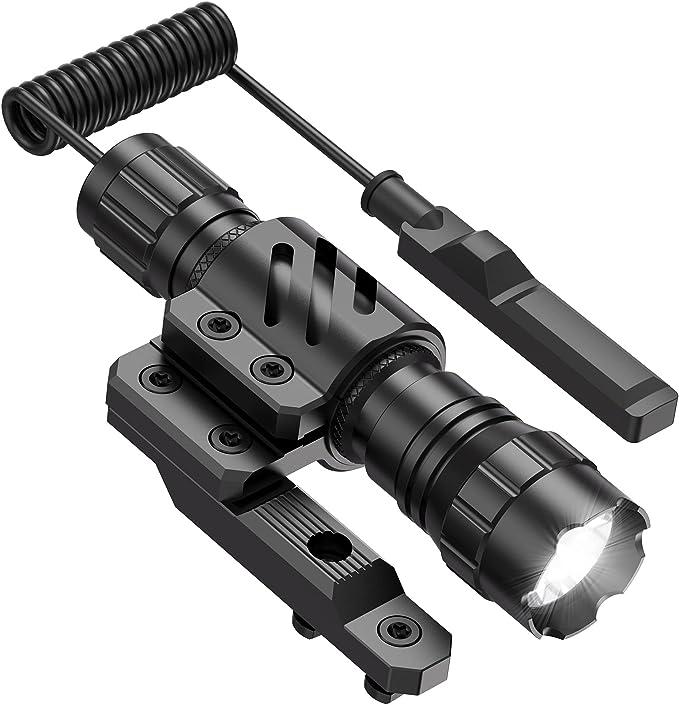 feyachi fl14-mb tactical flashlight 1200 lumen with mlok flashlight mount  feyachi b07vfhm175