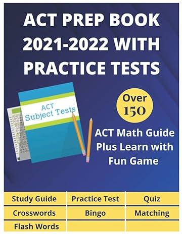 act prep book with practice tests 2021-2022 2021 edition david fletcher b09bf2mdqx, 979-8544814245