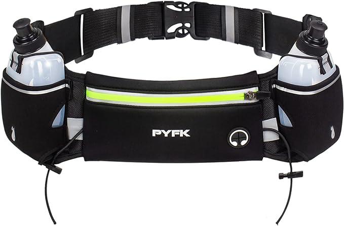 pyfk upgraded running belt with water bottles  pyfk b07rtx2v81