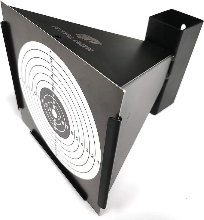 atflbox bb gun trap with 50pcs paper target bullet box  atflbox b07cg56b6s