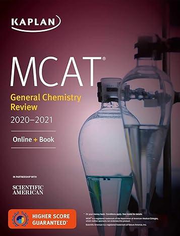 mcat general chemistry review 2020-2021 1st edition kaplan 1506248748, 978-1506248745