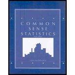 common sense statistics 1st edition colin silverthorne 007803874x, 978-0078038747