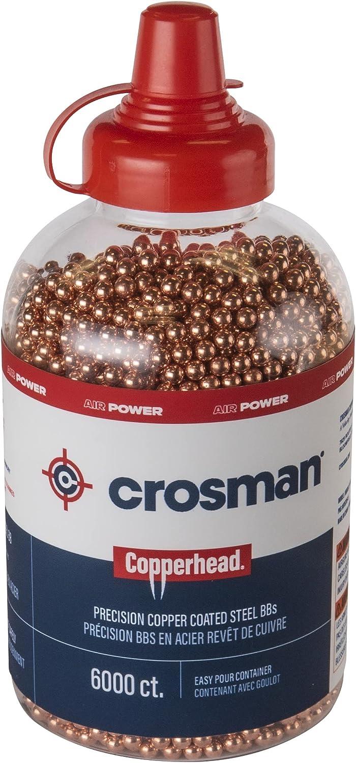 crosman copperhead 6000 copper coated bbs in a bottle  crosman b000hkky7m