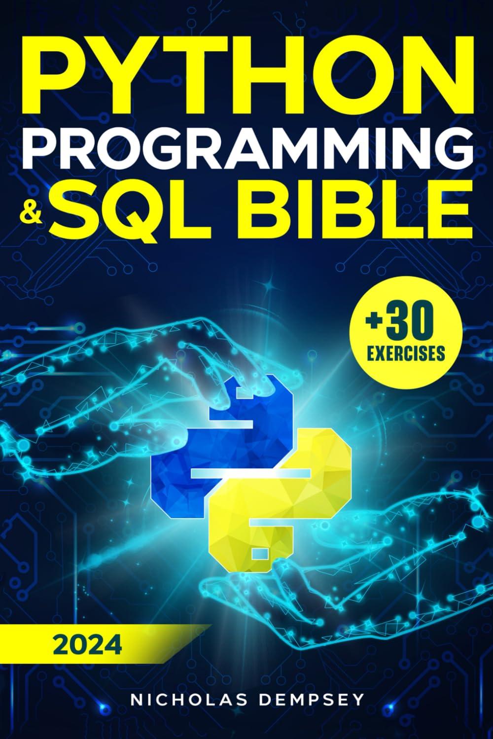 python programming  sql bible 1st edition nicholas dempsey b0cjllk89n, 979-8861601290