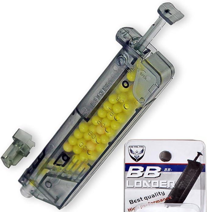 metaltac airsoft speed loader with capacity of 100 bbs  ‎metaltac b001br4ro6