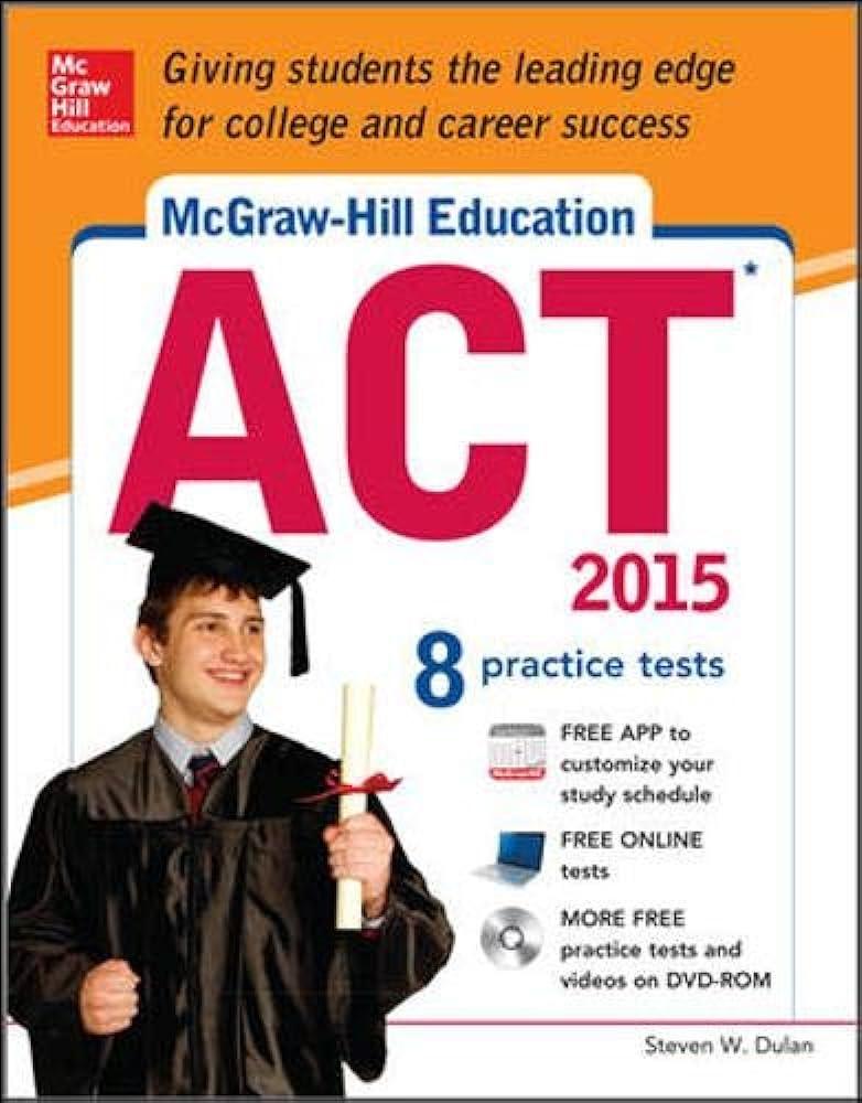 mcgraw hill education act 6 practice test 2015 2015 edition steven dulan 0071831851, 978-0071831857