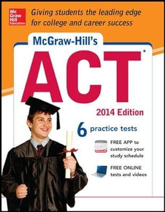 mcgraw hills act 6 practice test 2014 2014 edition steven dulan 0071817344, 978-0071817349