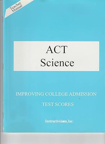Act Science Improving College Admission Test Scores
