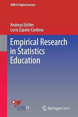empirical research in statistics education 1st edition andreas eichler, lucía zapata-cardona 331938967x,