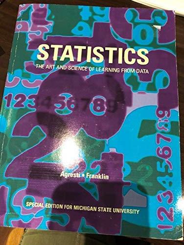 statistics the art and science of learning from data special edition for michigan state university 2nd